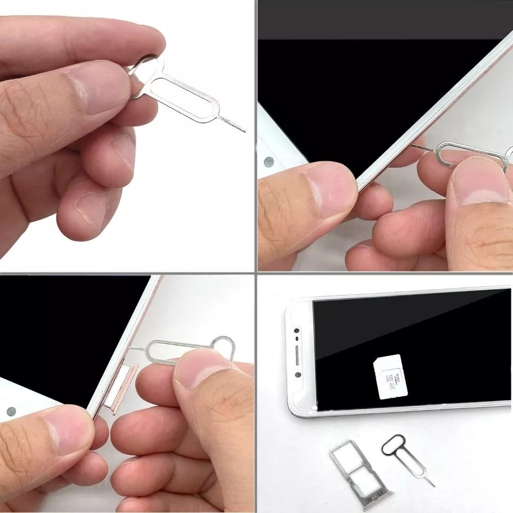 BELI 1 HARGA TERMURAH  JARUM TUSUKAN MODEL ORI Sim Card Removal Tool Phone Chip Remover Sim Card Unl