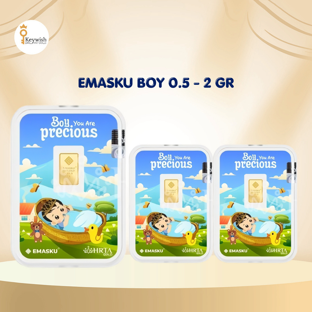 LOGAM MULIA EMASKU BOY SERIES 0.5 - 2 GR
