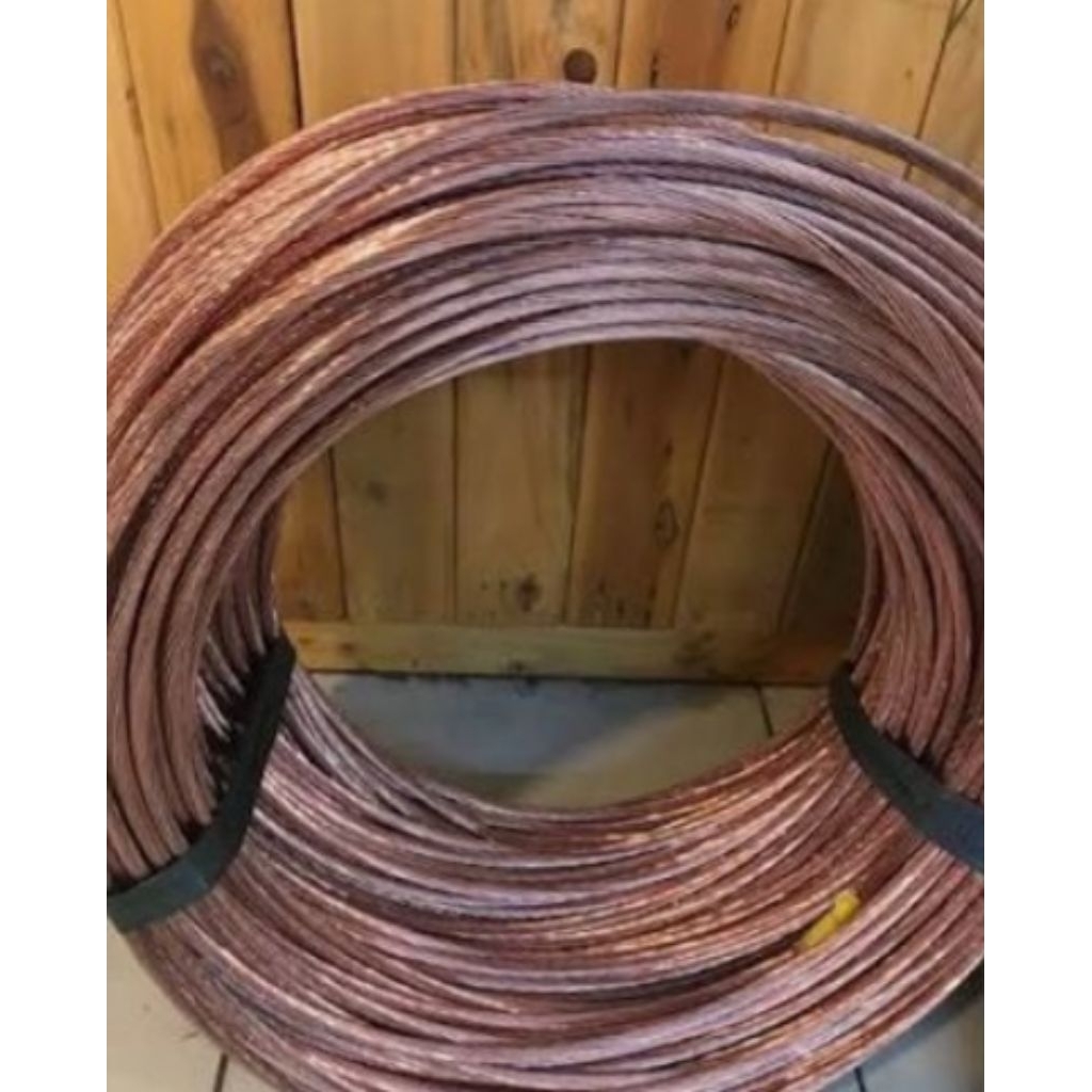 kawat tembaga/kabel BC 16mm / kawat 16mm 7 lilitan atau 7 kawat tembaga BC 16mm permeter