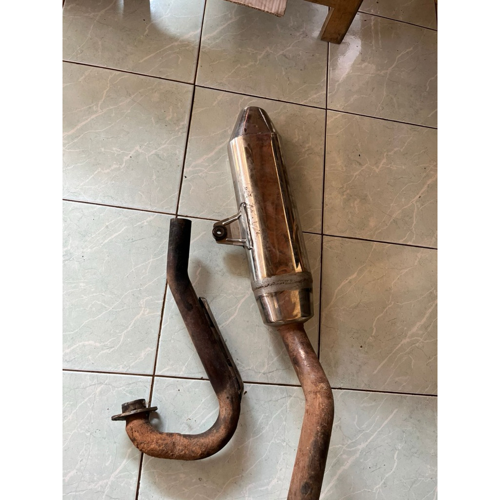 knalpot Viar Cross 250 SE Oringinal Copotan