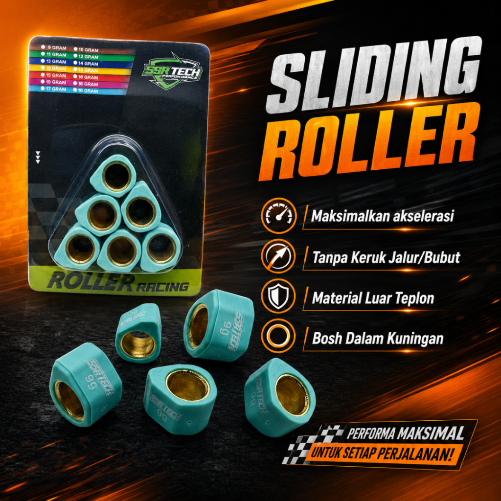 [ SLIDING ROLLER ] BEAT FI POP ESP - VARIO 110 - SCOOPY FI OLD