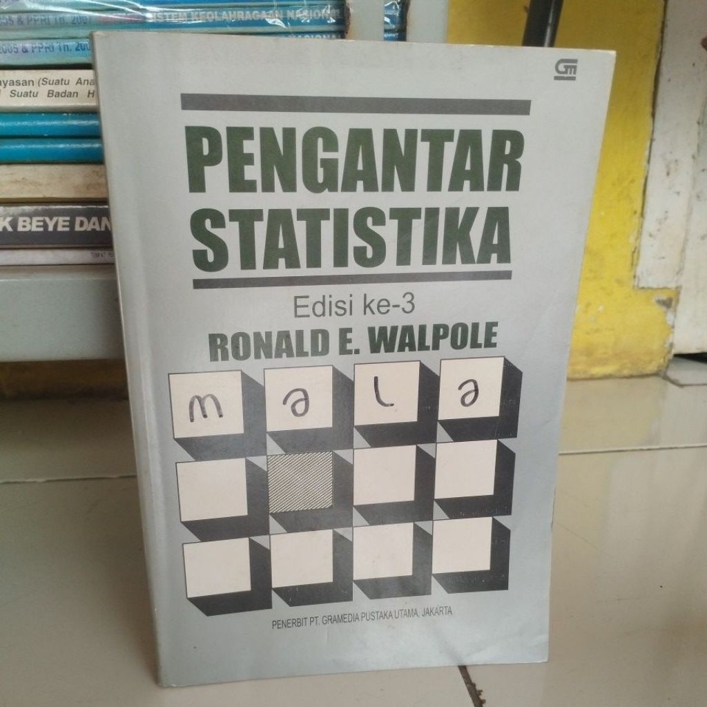 original pengantar statistika edisi ketiga Ronald ewalpole