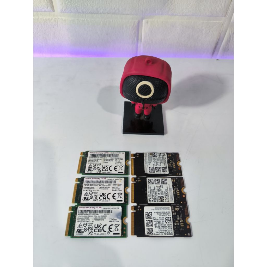 SSD 128GB M.2 NVMe Second Original Bekas Copotan Laptop