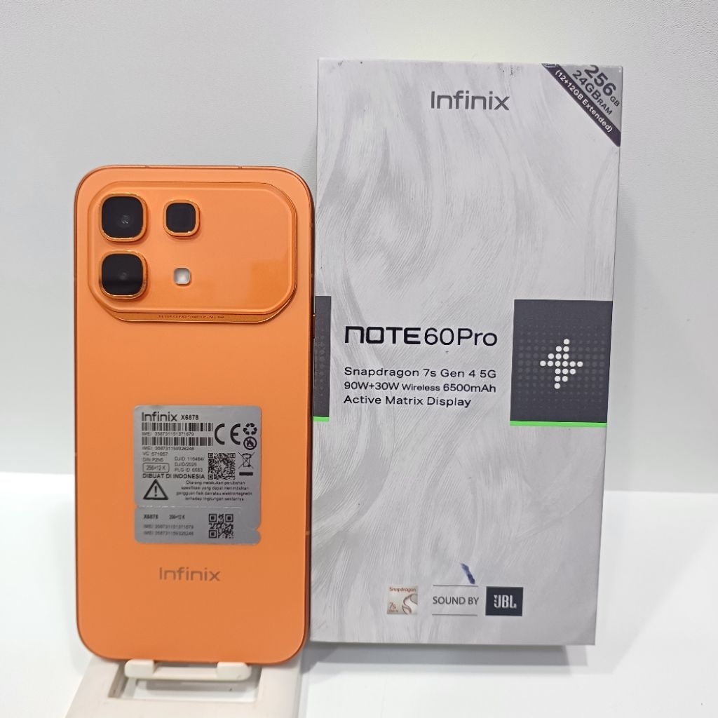INFINIX NOTE 60 PRO 12/256GB 5G HANPHONE SECOND FULLSET BATANGAN ORIGINAL BERGARANSI