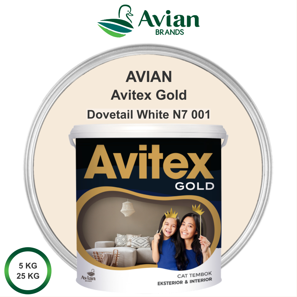 AVIAN AVITEX GOLD N7 001 DOVETAIL WHITE - 25 KG