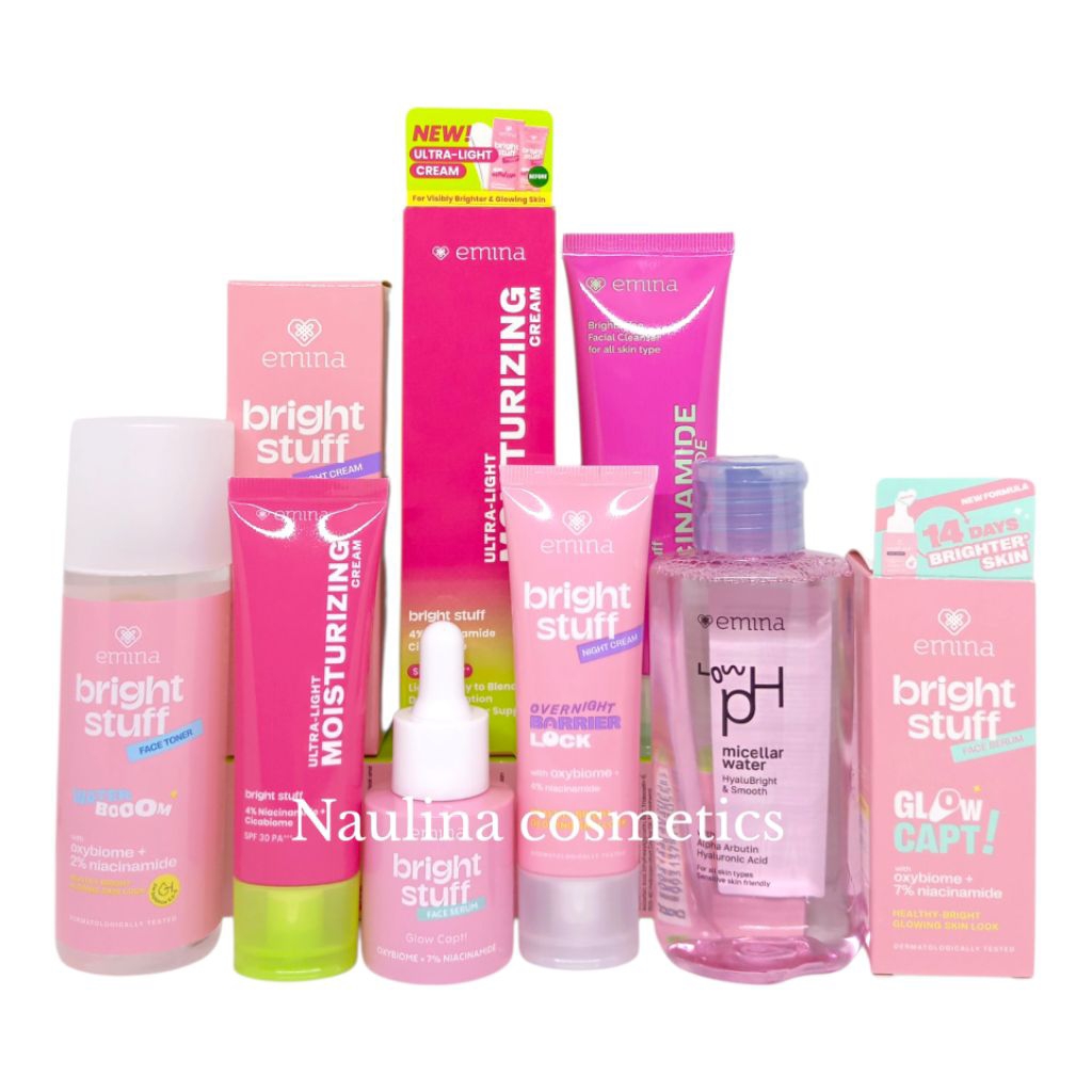 Emina Paket Bright Stuff/Emina Skincare Remaja/Emina Bright Stuff