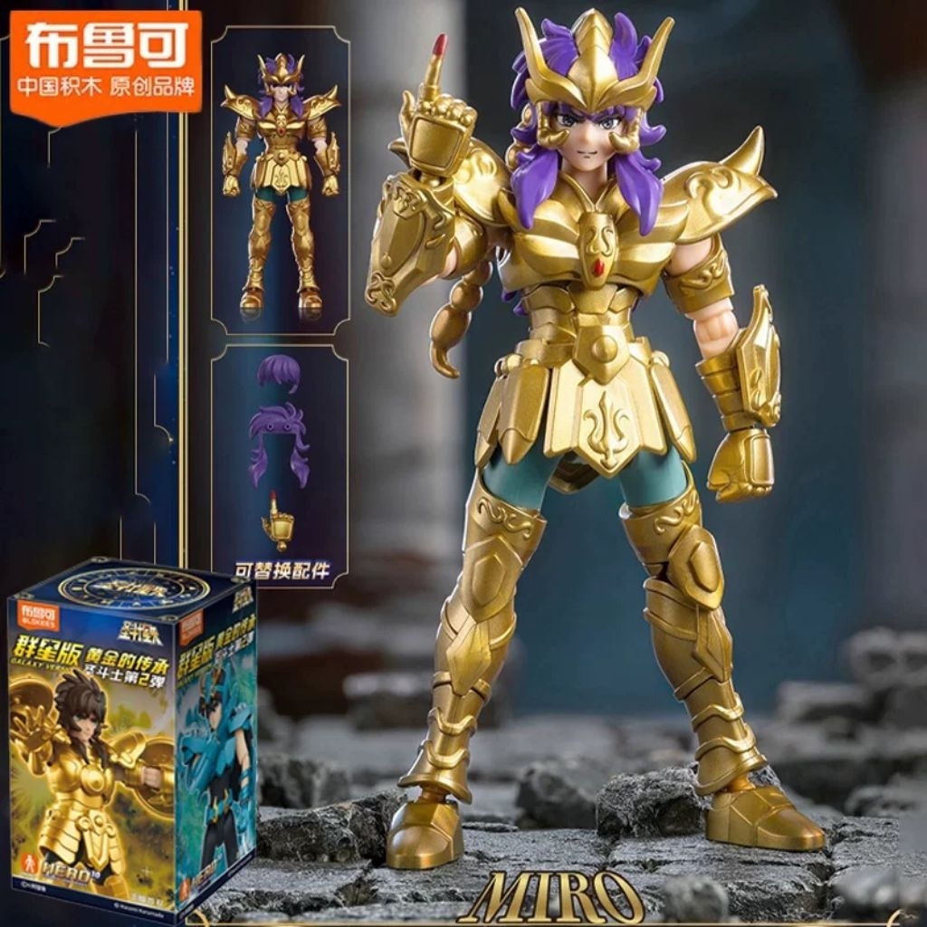 Buluke Saint Seiya Scorpio Milo Gold Saint Galaxy Version