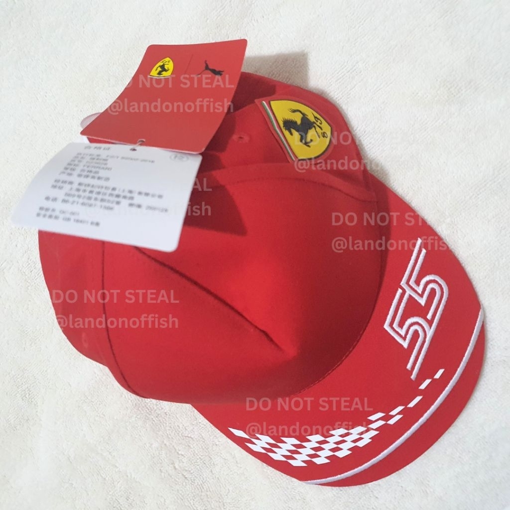 Carlos Sainz Ferrari Puma Official F1 Formula 1 Cap Topi 2021