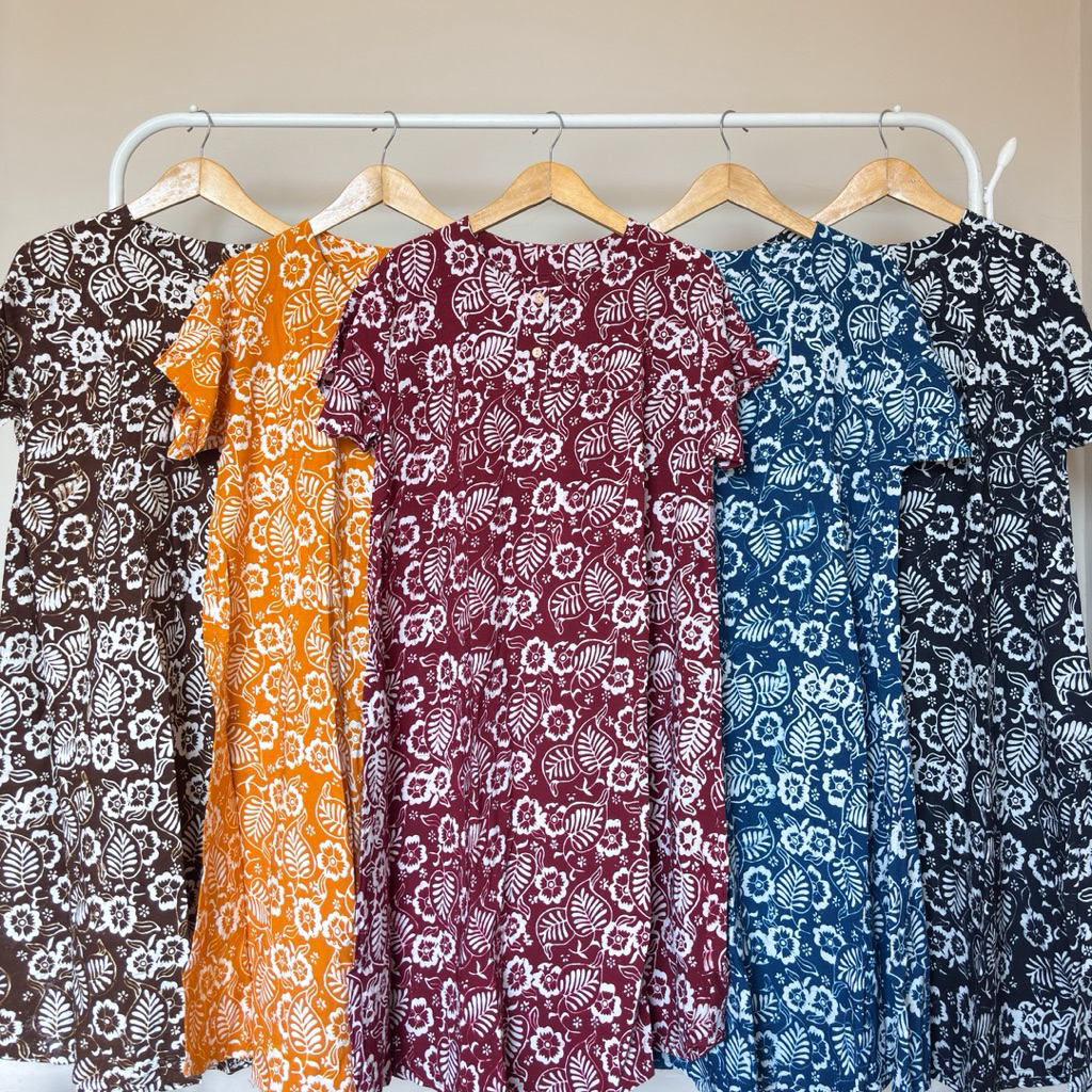 Daster Payung Warna Motif Bunga 2