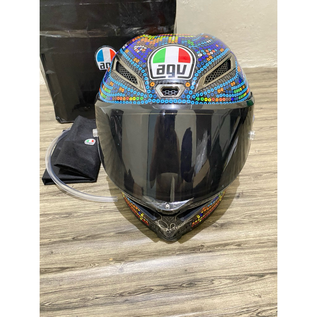Helm Full Face AGV Pista GPRR Clone 1:1 Wintertest 2018 Huichol