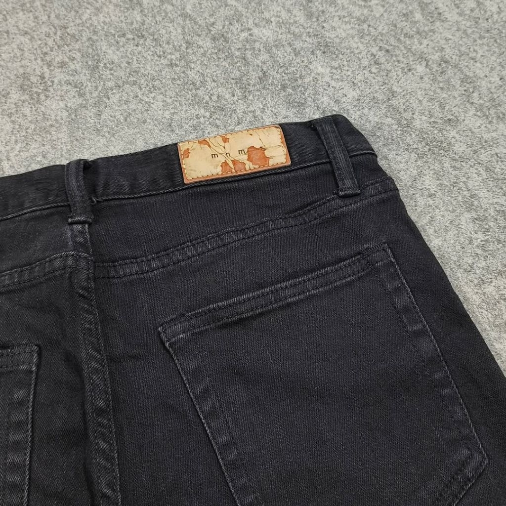 celana hitam polos pria MNML size 29 second skinny jeans