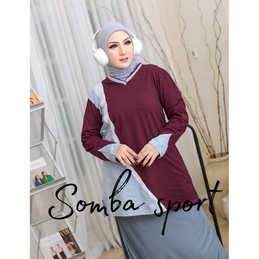 (01) ATASAN TUNIK WANITA//TUNIK WANITA/TUNIK OLAHRAGA  WANITA//TUNIK WANITA MUSLIMAH//tunik terbaru/
