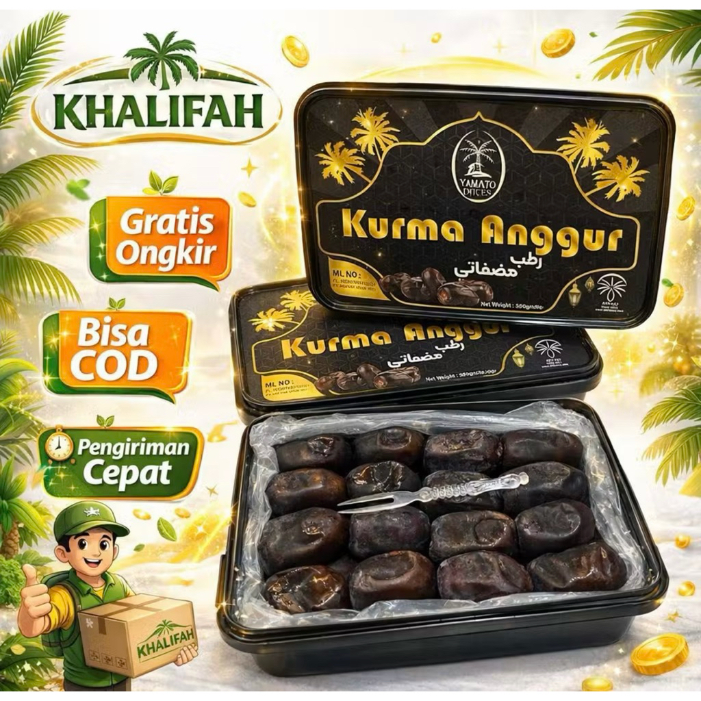 KURMA BAM | Kurma Madu | Kurma Bam Mozafati  500 gr