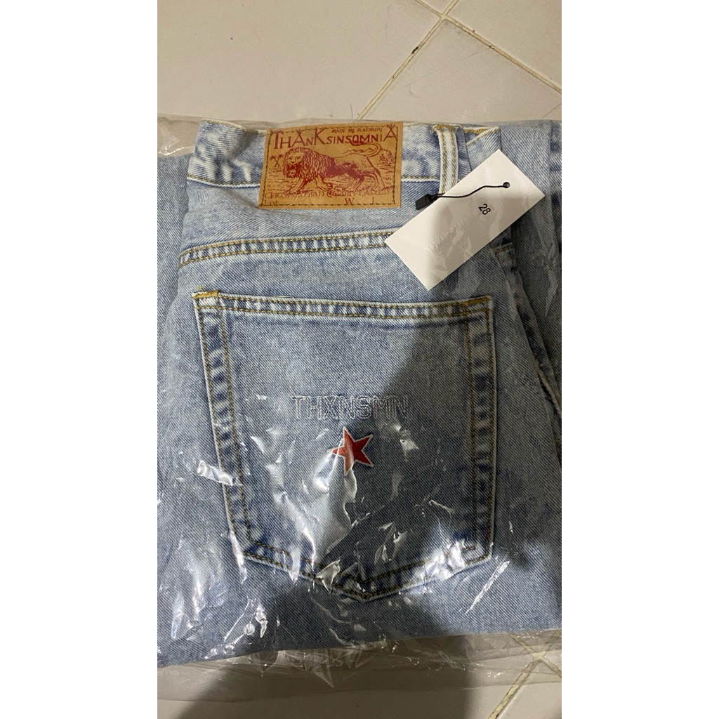 Denim Pants Ginna Red Star Thanksinsomnia