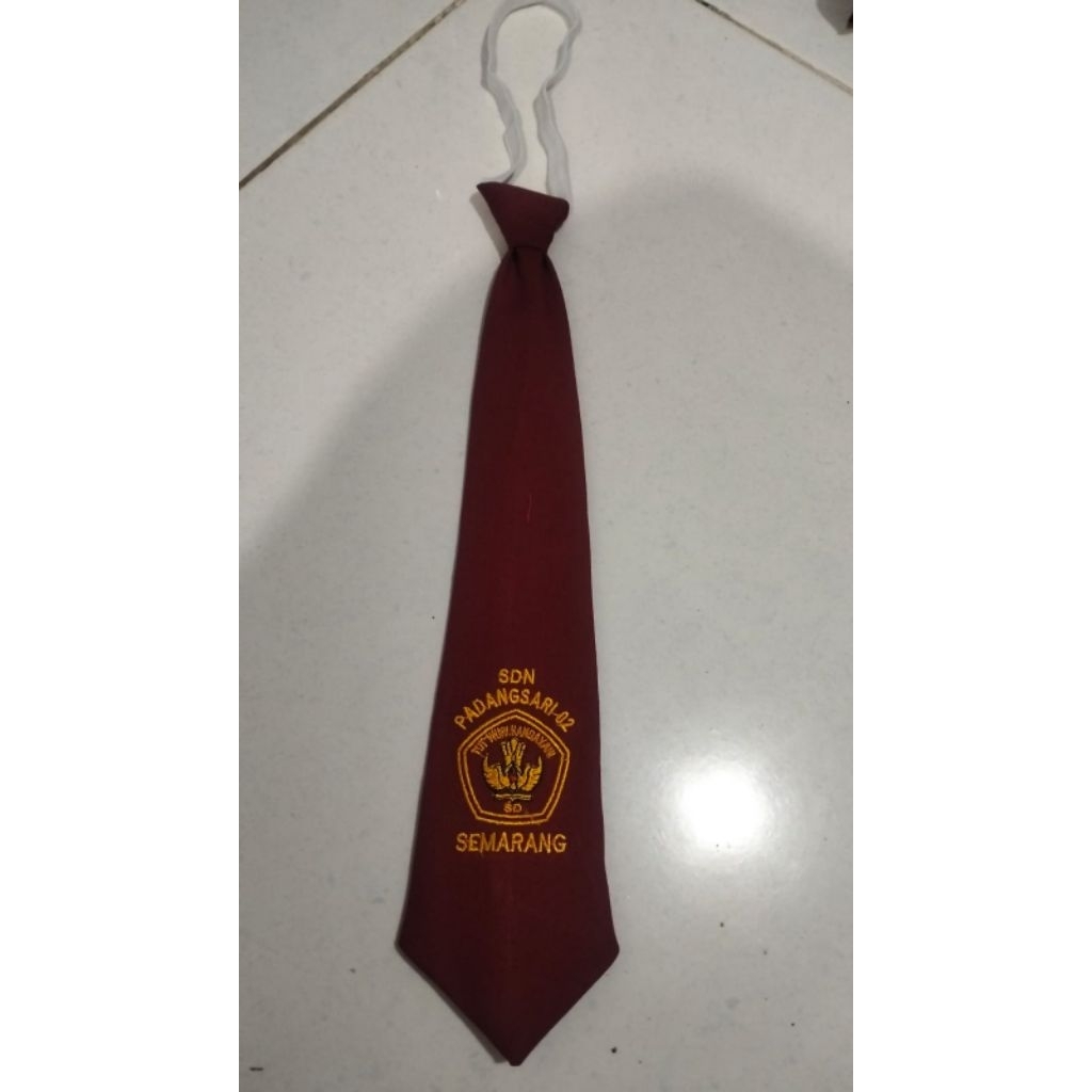 Dasi sekolahan sd bordir custom