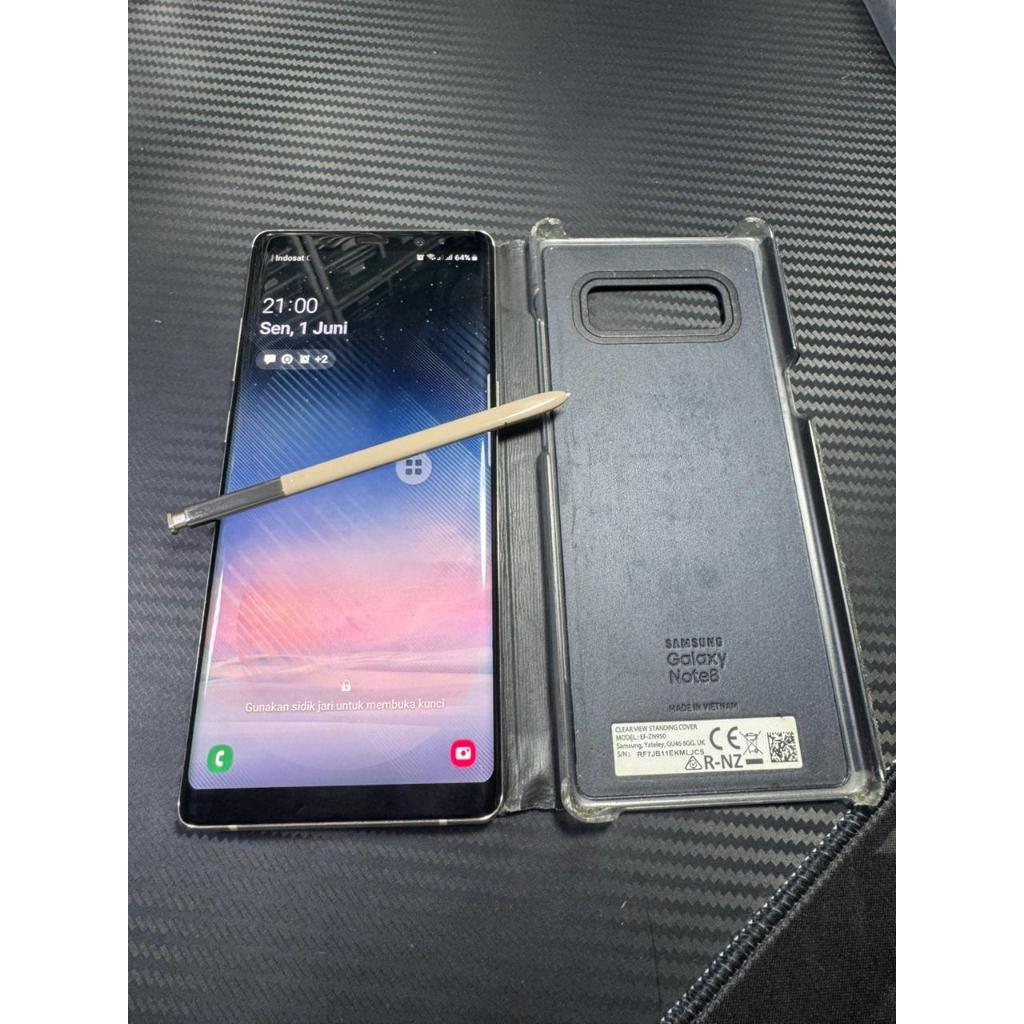 Handpone HP Samsung Note 8 6/64 Resmi Second Seken Bekas Murah Mulus Tanpa Minus