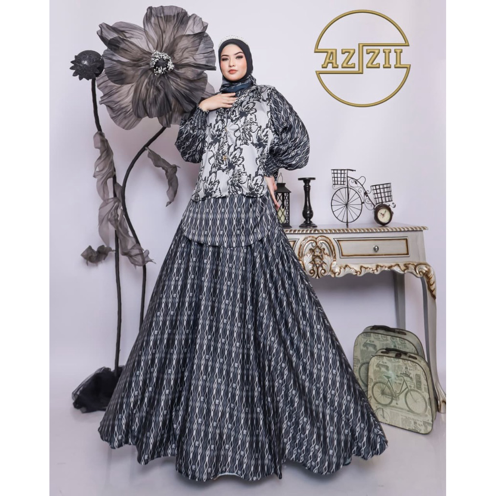 Azizil stelanrok stelrok brand azizil syari set premium