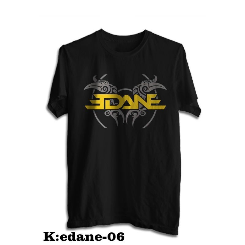 Kaos Band Edane Tshirt Distro mudik Original cotton combed 24s Jetblack super halus