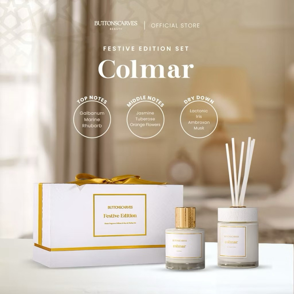 Buttonscarves Festive Edition Set - Colmar (NEW) / Parfume Buttonscarves Colmar / Colmar 85ml
