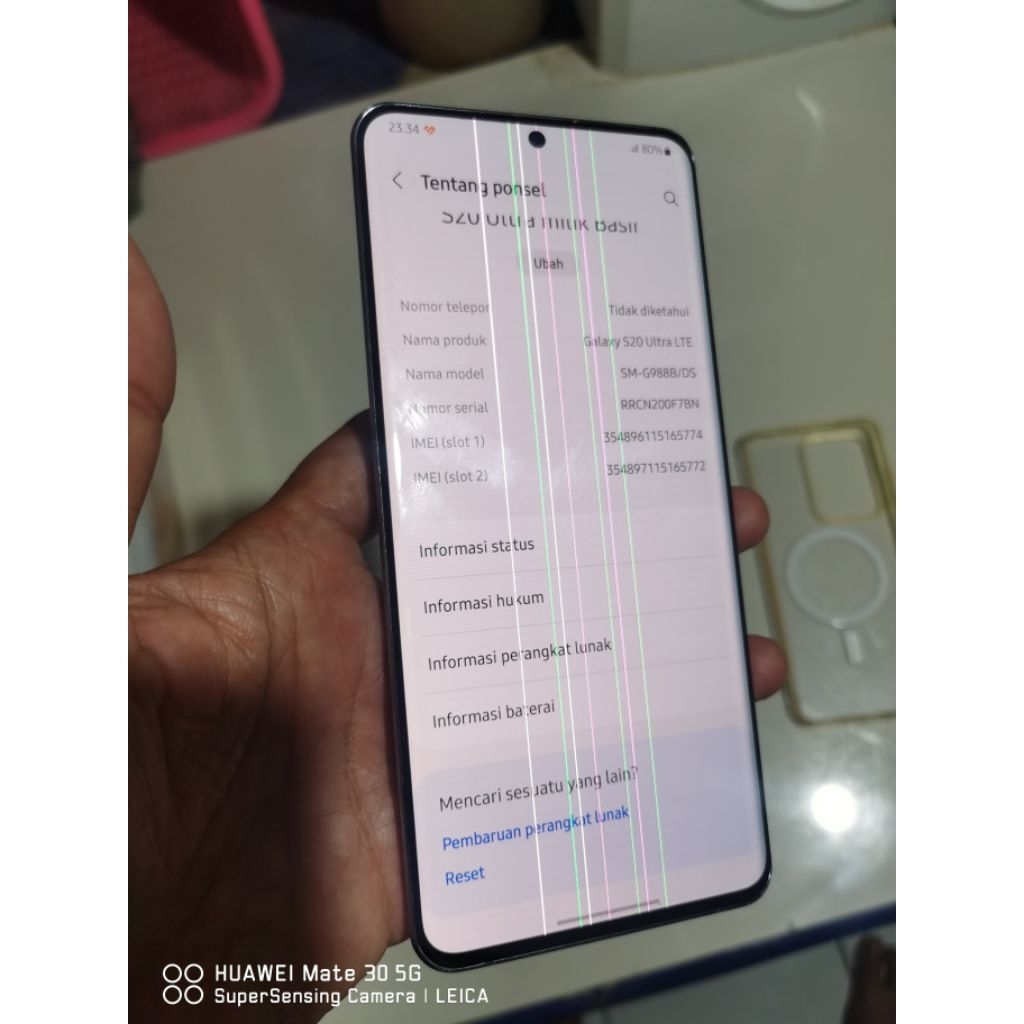 SAMSUNG S20 ULTRA MINUS