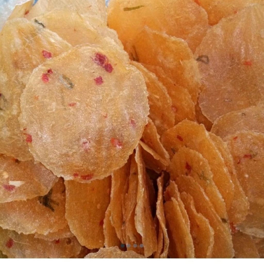 Krupuk Samiler/sermier mentah Pedas Manis Kerupuk Singkong Siap Goreng
