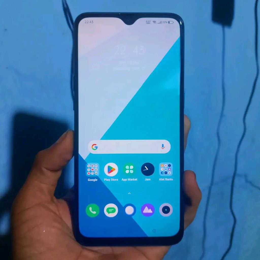 LCD Touchscreen Asli Ori Copotan Realme 5 Pro
