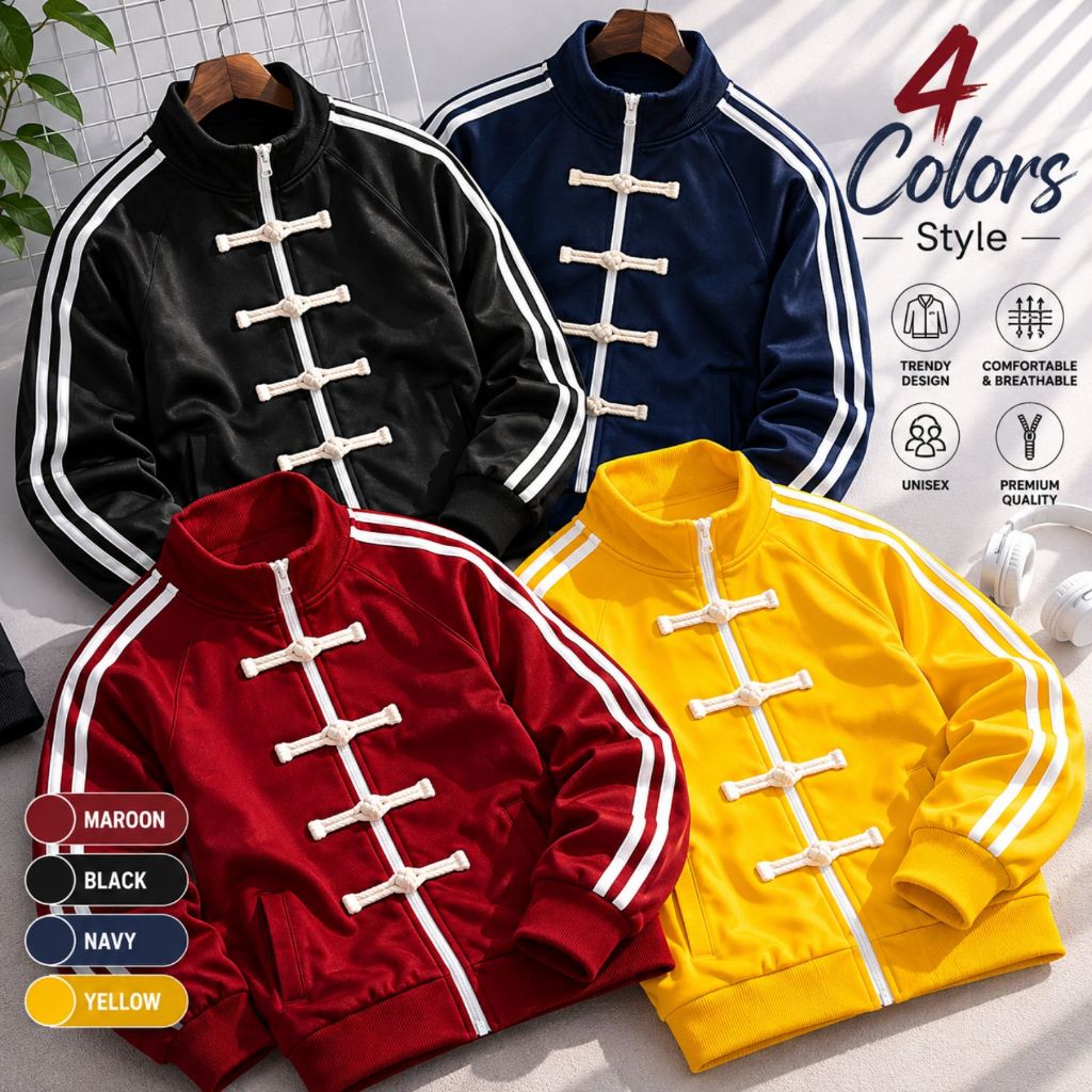 Jaket Cheongsam Anak Laki Laki & Perempuan Usia 1 - 10 Tahun Chinese Style JOLAKIDS