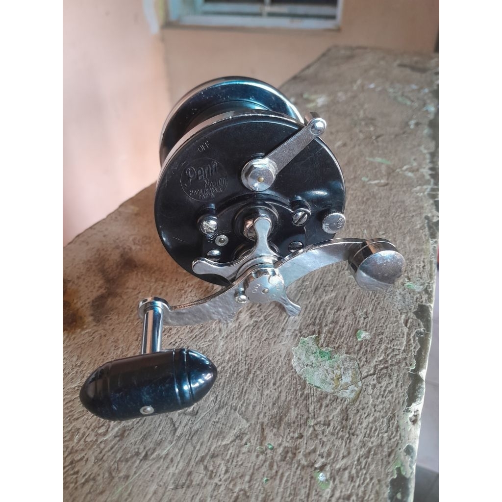 reel/katrol pancing troling over head