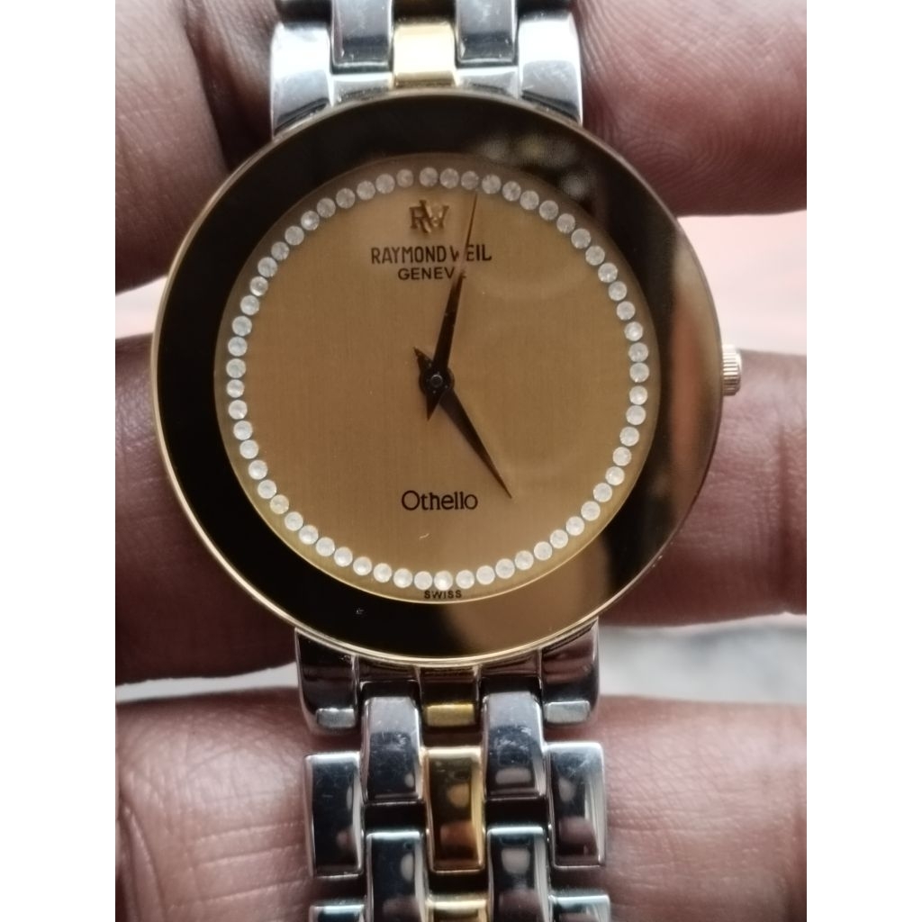Jam tangan RW saphire cristal gold micrun mulus antik full original swiss