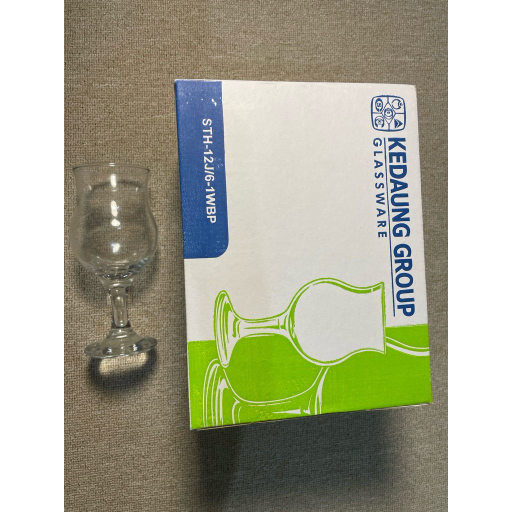 Preloved Gelas Tamu Cocktail isi 6/ gelas kedaung group STH 12J / 6 1 WBP gelas tamu gelas cafe gela
