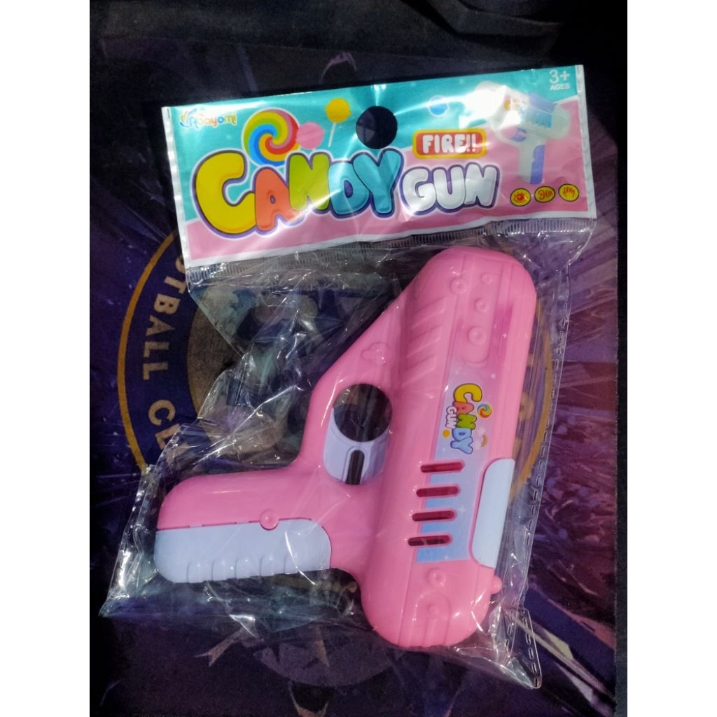 Mainan Pistol Candy Gun - Desain Menarik,