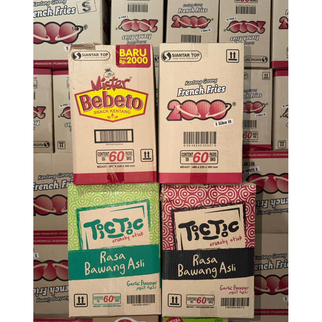 LEMONILO BROWNIES 1 DUS CRISPY MINI CHOCO CHIPS // TIC TIC CRUNCHY RASA BAWANG // FRENCH FRIES 2000 