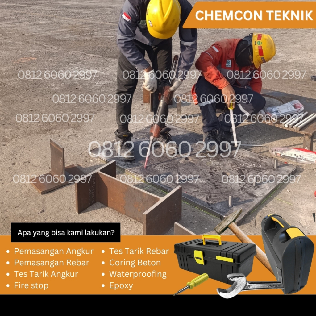 Spesialis Pemasangan Angkur Chemical M24