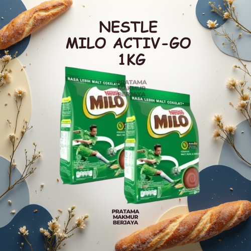 MILO ACTIV GO PCH 1KG ORIGINAL / SUSU COKLAT MILO KEMASAN 1 KG