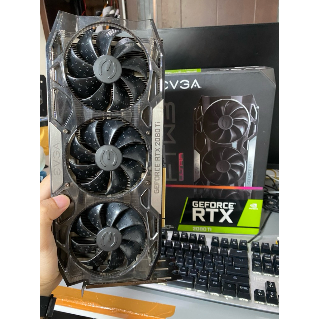 Rtx 2080Ti EVGA FTW3 3fan fullset