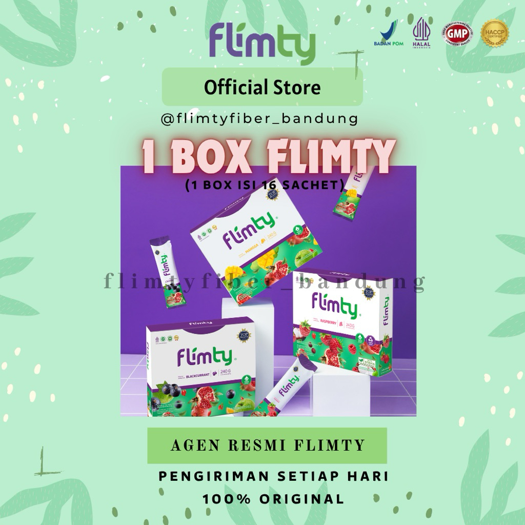 FLIMTY FIBER ORI DIET DETOX PELANGSING BANDUNG BPOM HALAL FLIMTI AROS