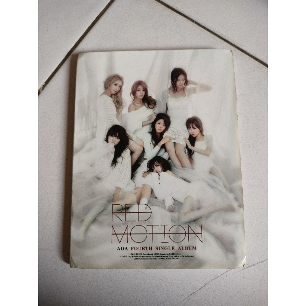 album only AOA red motion