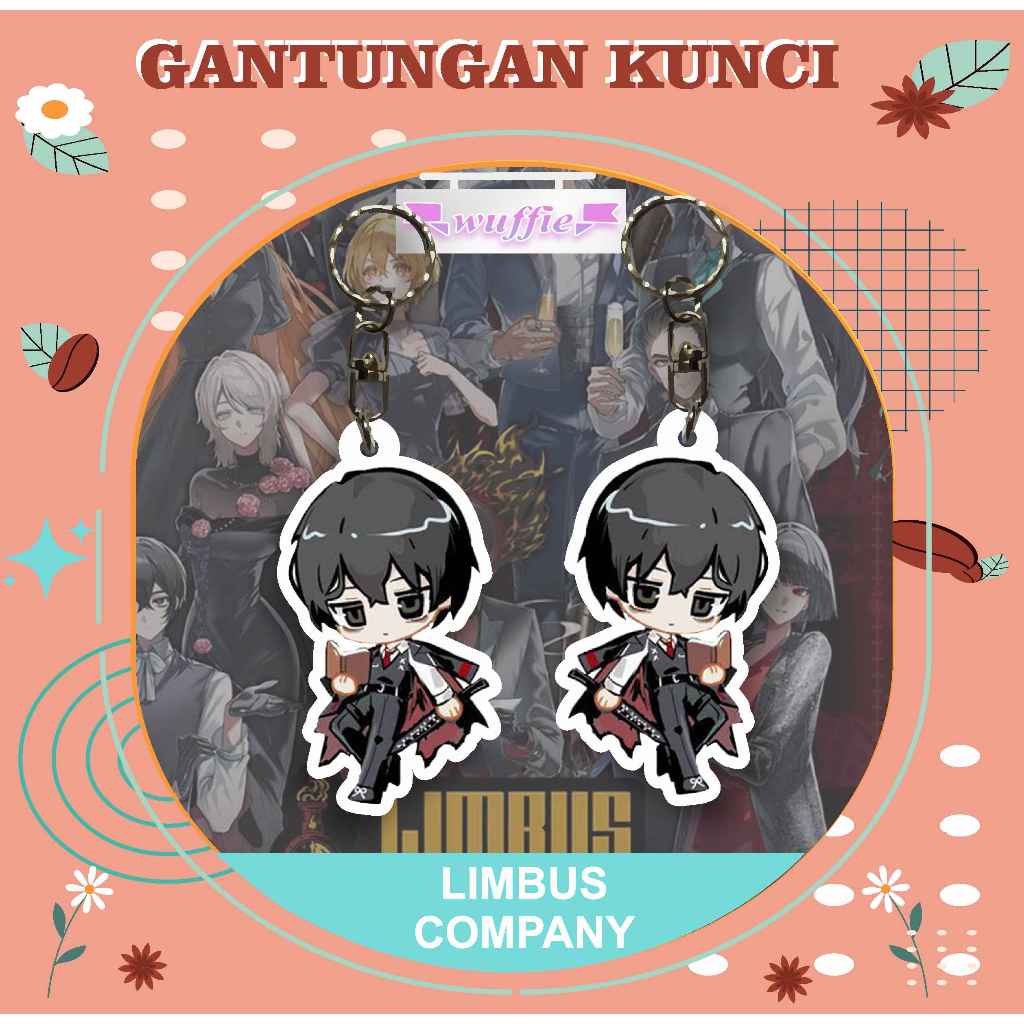 [BUKAN PO] Gantungan Kunci Akrilik Limbus Company / Keychain Acrilic Limbus Company