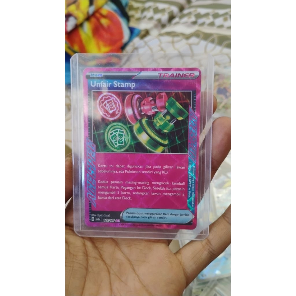 Unfair Stamp Card Game