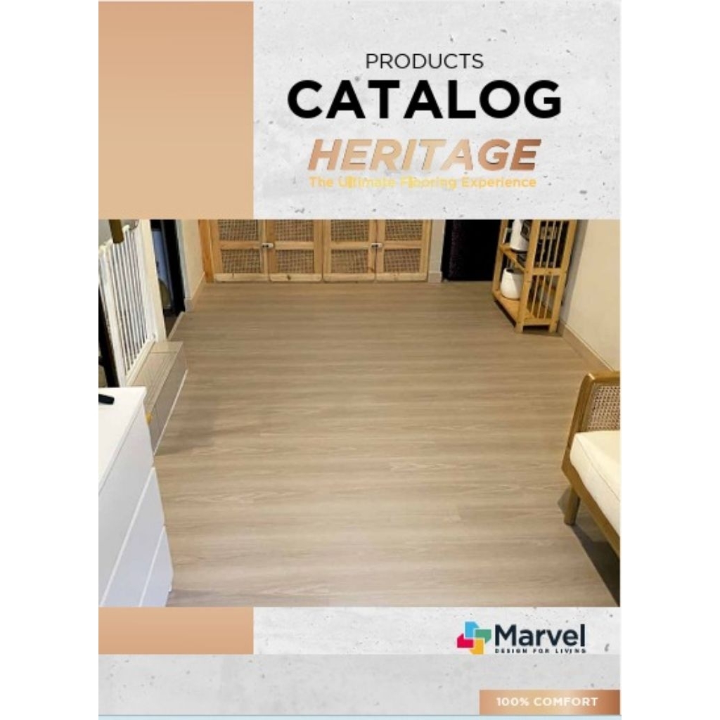 MARVEL FLOORING HERITAGE 18x122| thickness 5mm+1.5mm IXPE Coverage area 1.757m2