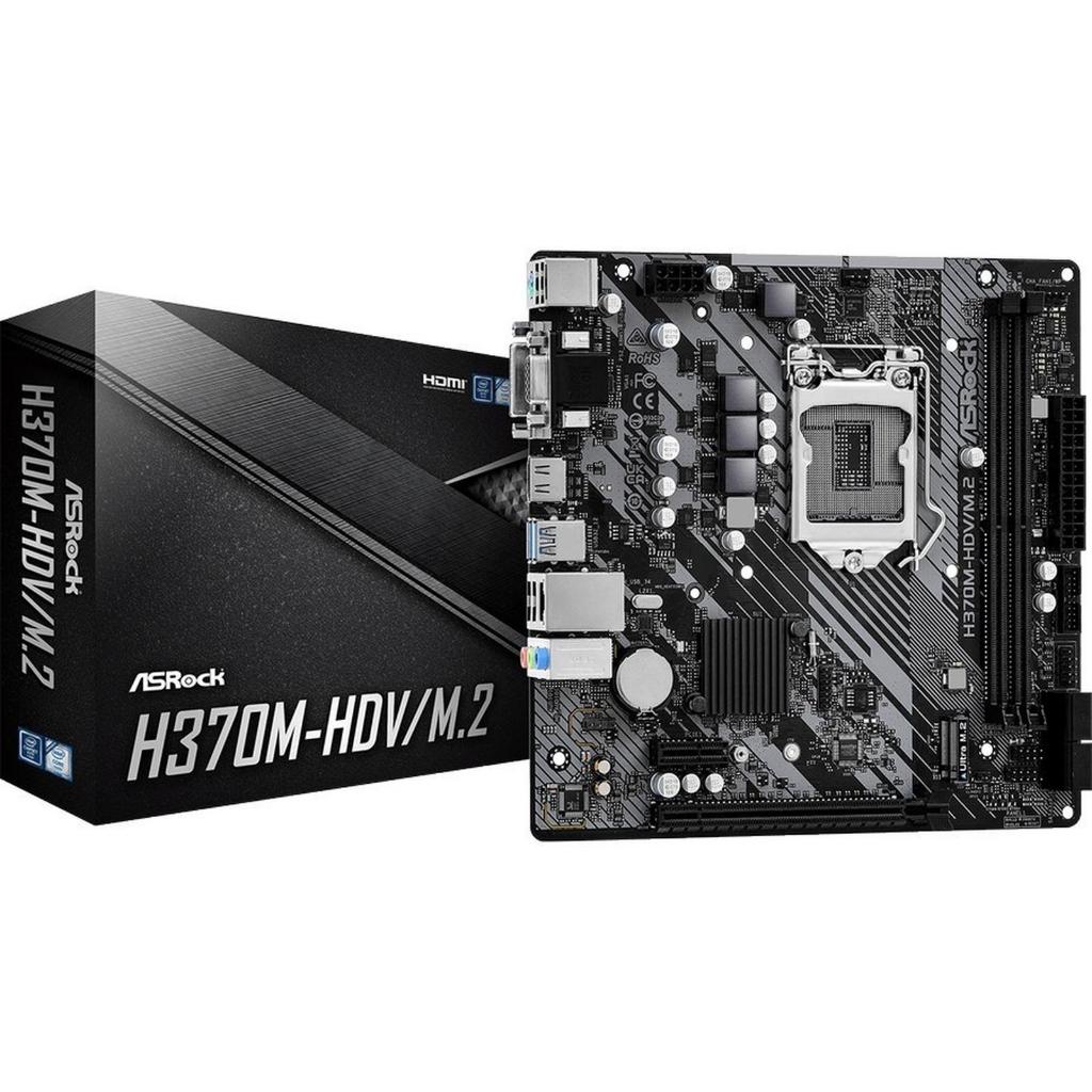 ASROCK H370M-HDV/M.2 (LGA 1151 M.2 PCIe Gen3 x4 M-Atx)