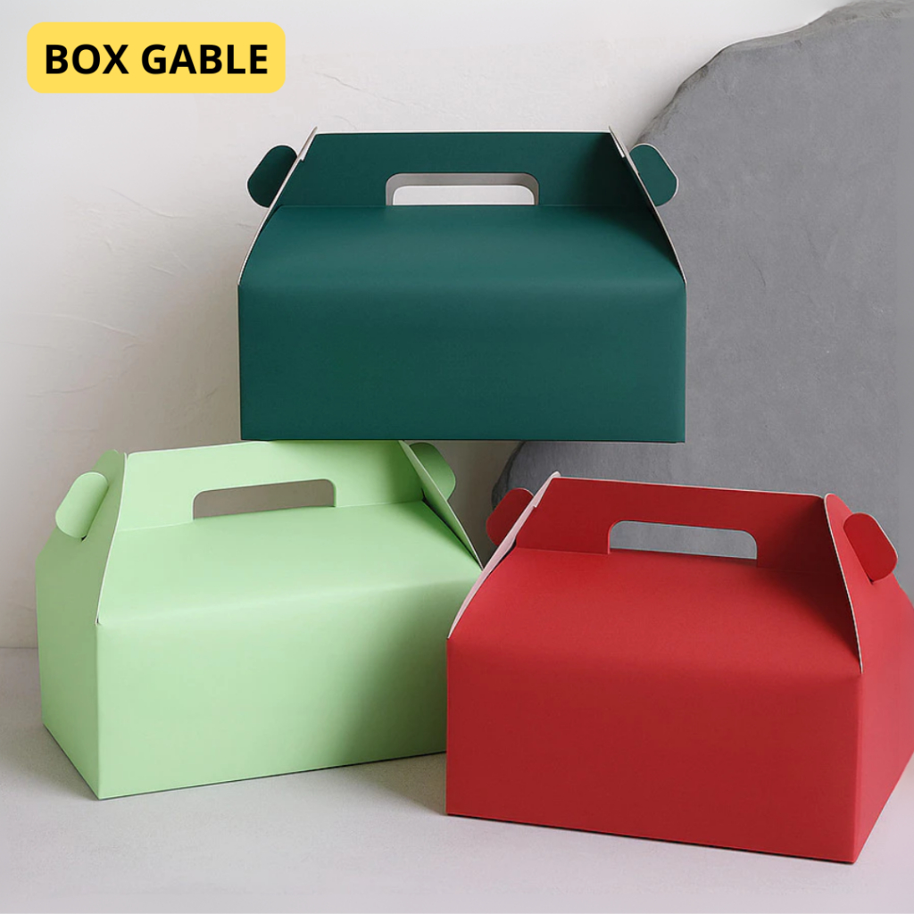 Gable Box Kue / Box Kue Gable / Kotak Kue Gable / Box Snack / Box Hampers Hari Raya