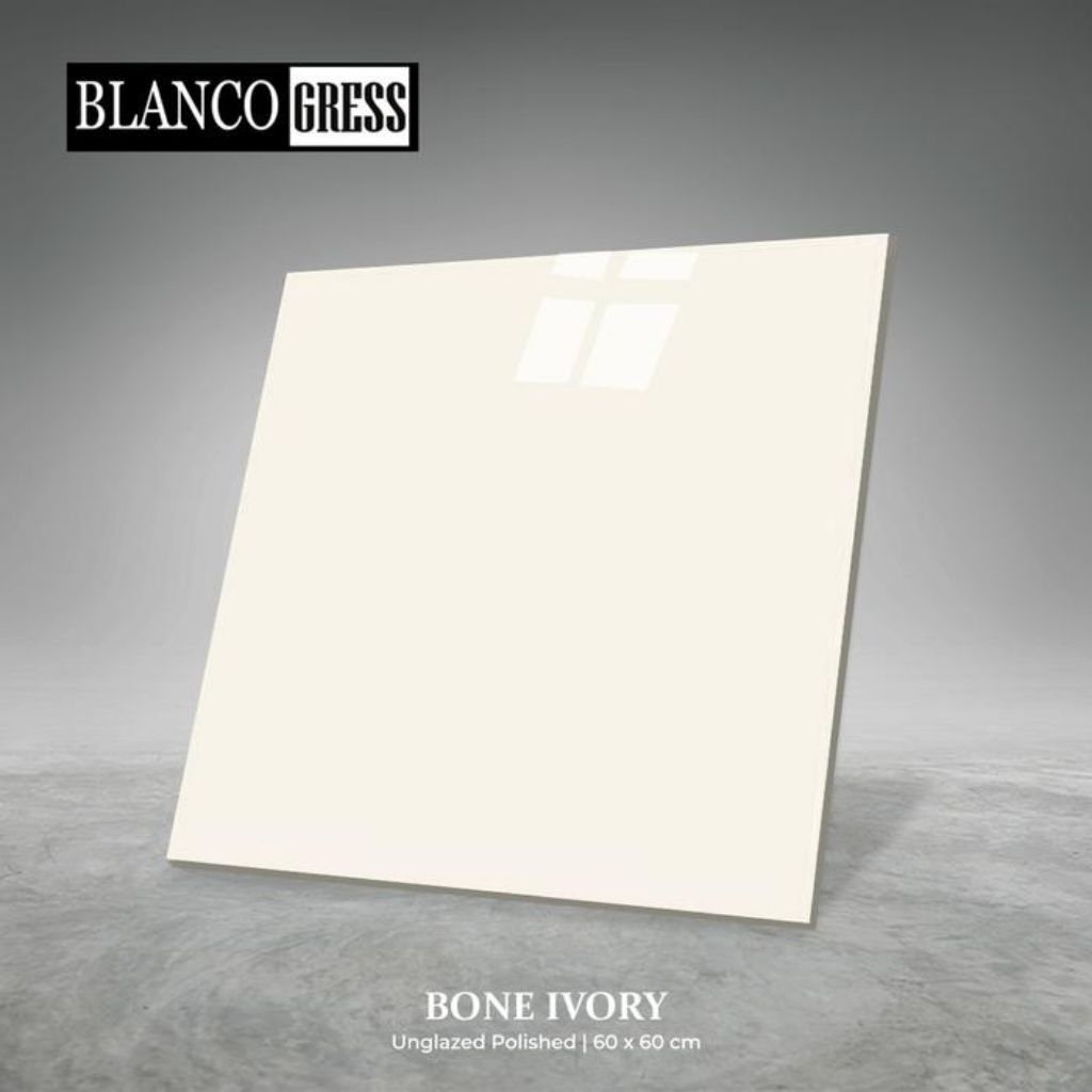 GRANITE 60X60CM BLANCO GRESS BONE IVORY | UNGLAZED POLISHED