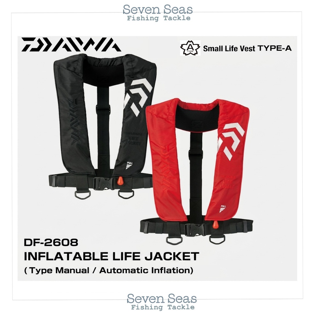 Daiwa DF-2608 Life Jacket Vest Jaket Inflatable Pelampung Keselamatan Mancing