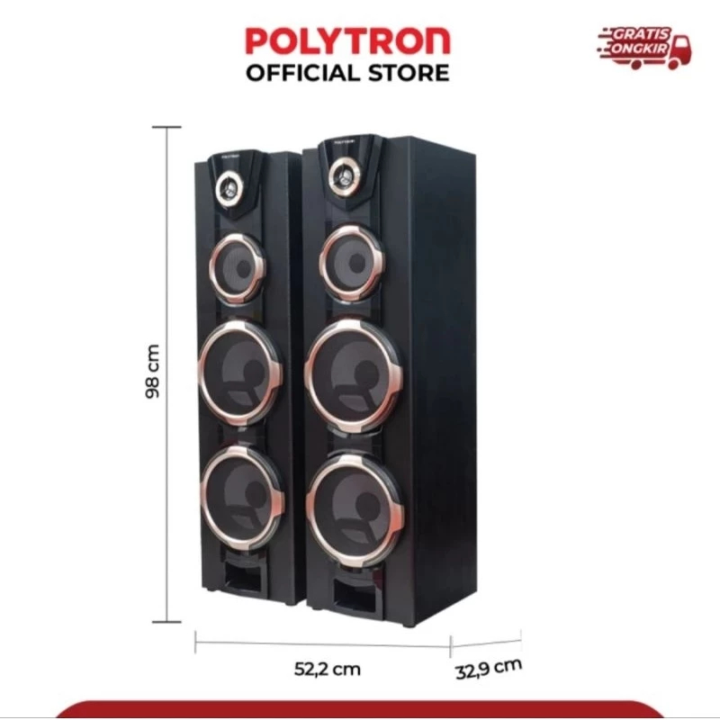 Polytron PAS 8FF28 Speaker Aktif Bluetooth XBR Woofer Super Bass ORI GARANSI RESMI