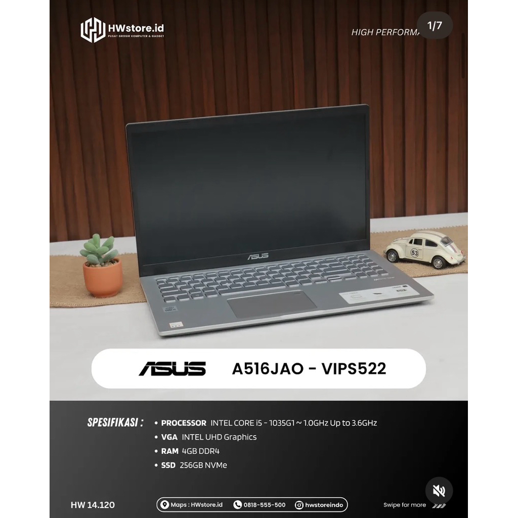 ASUS A516JAO - VIPS522