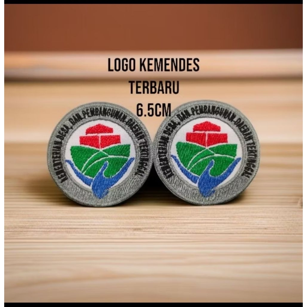 LOGO BORDIR KEMENDES EMBLEM PACH TERBARU