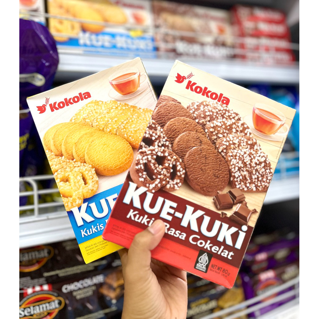 KOKOLA KUE KUKI 180gr (1karton)/KUE KUKI ASUL ASUL/KUE KUKI MURAH