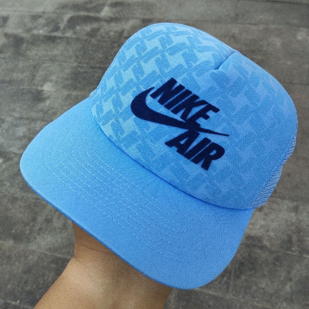Topi trucker NIKE ORIGINAL biru