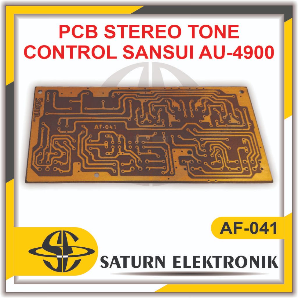 PCB Stereo Tone Control Sansui AU4900 ST AF-041